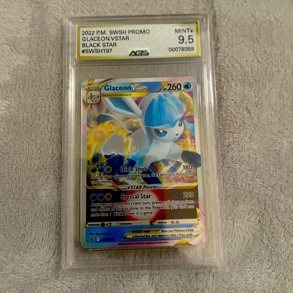 Glaceon VStar Promo Graded 9.5